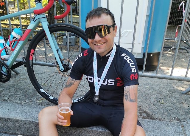 Bild: Sebastian Alber in Berlin beim VeloCity