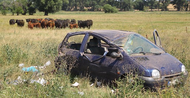 Bild: Unfall heute Mittag bei Wolkramshausen