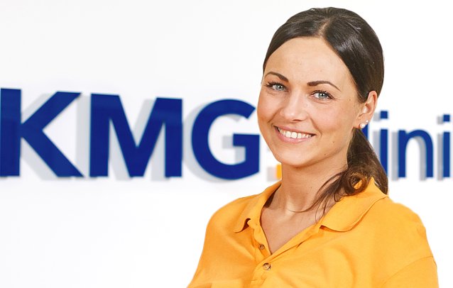 Bild: Julia Siebert ist die neue Leiterin der Physiotherapie im KMG Klinikum Sondershausewn