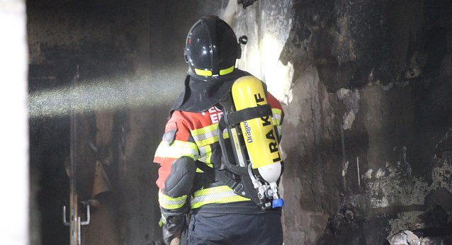 Bild: Zimmerbrand heute Morgen in Kleinbr&uuml;chter