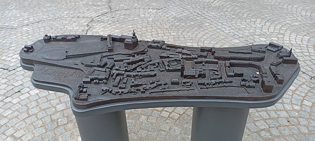 Bild: Modell der Stadt Sondershausen