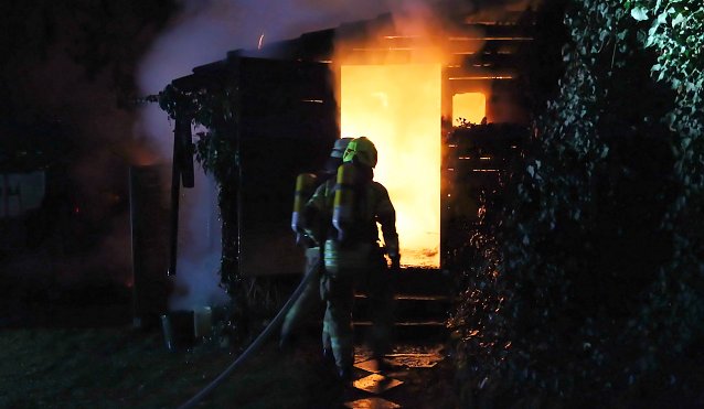 Bild: Schuppenbrand in Sondershausen