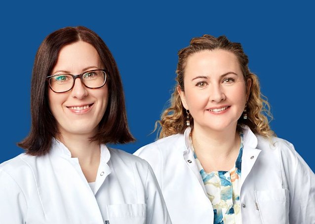 Bild: v.l. Fach&auml;rztinnen f&uuml;r Sondershausen Lucia Fabusova  und Ondrova-Kamila Vandlikova