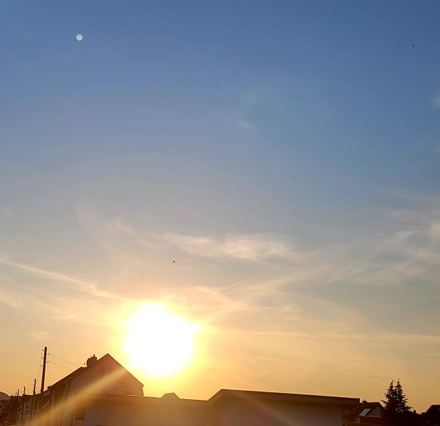 Bild: Unser Wetterbild verdanken wir heute Kerstin Hesse, die den Sommerhimmel aufs Foto gebannt hat
