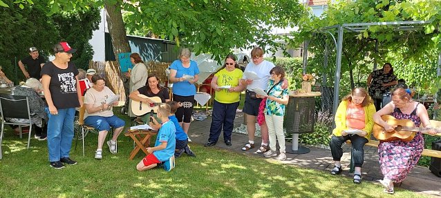 Bild: Sommerfest im Sozialpsychiatrischen Zentrum Sondershausen