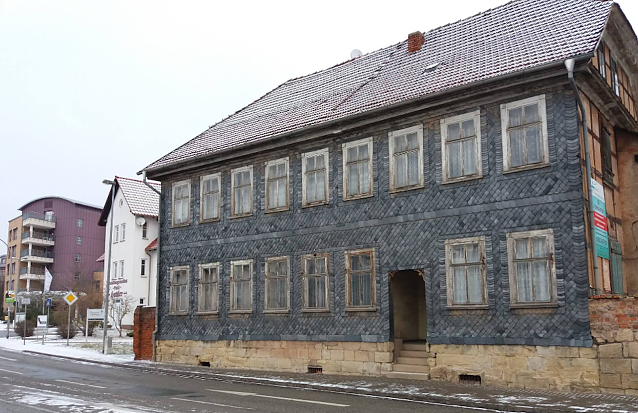 Bild: Ehemalige Gastst&auml;tte in Sondershausen steht seid langem leer