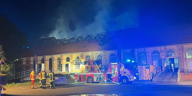 Bild: L&ouml;scharbeiten in Bleicherode