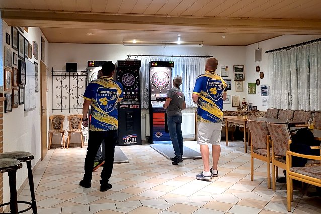 Bild: Hachelbicher SV trifft auf die Dartchaoten aus Oberspier
