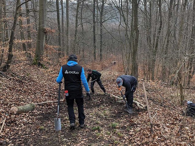 Bild: Mountainbikestrecke zum 33. Possenlauf vorbereitet
