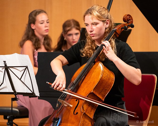 Bild: Workshop f&uuml;r Streicherkammermusik bei der Landesmusikakademie Foto: Jana Gro&szlig;