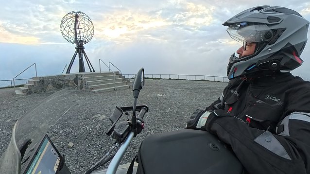 Bild: Mit dem Motorrad ans Nordkap