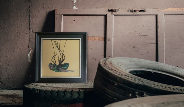 Bild: Kunstwerk "Fliege"