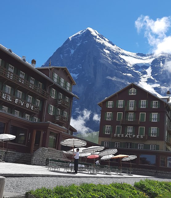 Bild: Blick auf die Eiger-Nordwand