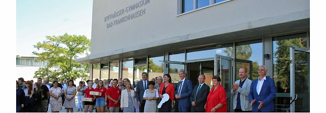 Bild: Kyffh&auml;user-Gymnasium offiziell eingeweiht