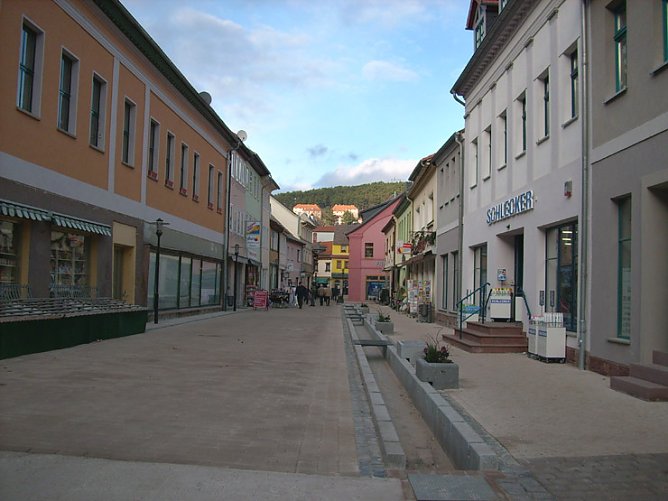 Fußgängerzone Kräme Bad Frankenhausen (Foto: Karl-Heinz Herrmann) Fußgängerzone Kräme Bad Frankenhausen (Foto: Karl-Heinz Herrmann)