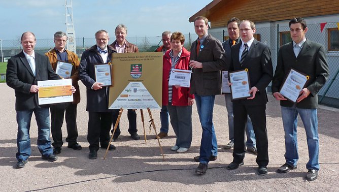 Einweihung Solaranlage (Foto: Karl-Heinz Herrmann) Einweihung Solaranlage (Foto: Karl-Heinz Herrmann)