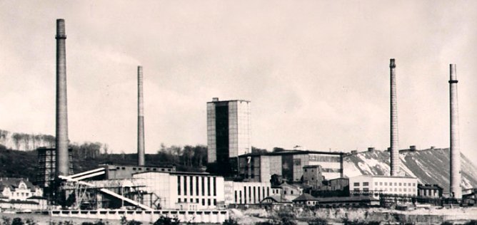Kaliwerk Roßleben um 1967/1968 (Foto: Archiv Hans-Jürgen Schmidt) Kaliwerk Roßleben um 1967/1968 (Foto: Archiv Hans-Jürgen Schmidt)