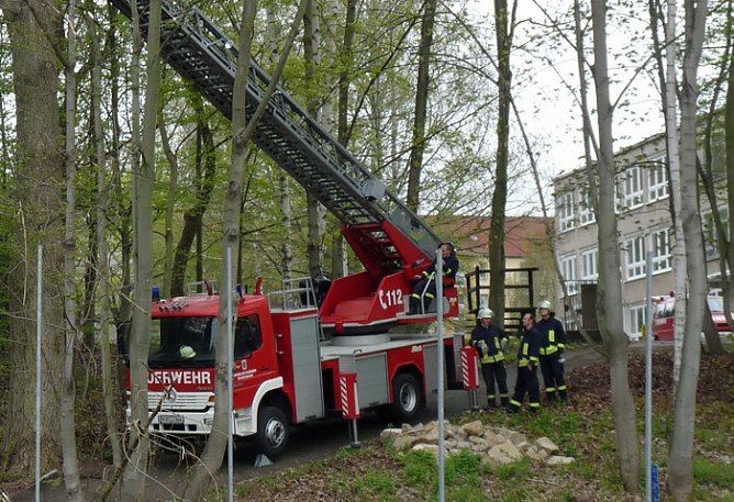 Feuerwehr im Borntal (Foto: Karl-Heinz Herrmann) Feuerwehr im Borntal (Foto: Karl-Heinz Herrmann)