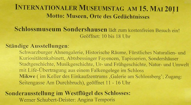 Museumstag in Sondershausen (Foto: Karl-Heinz Herrmann)