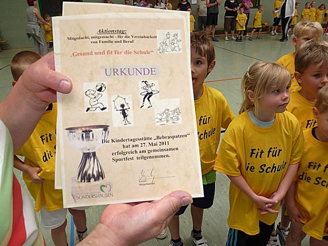 Fit f&uuml;r die Schule (Foto: Karl-Heinz Herrmann)