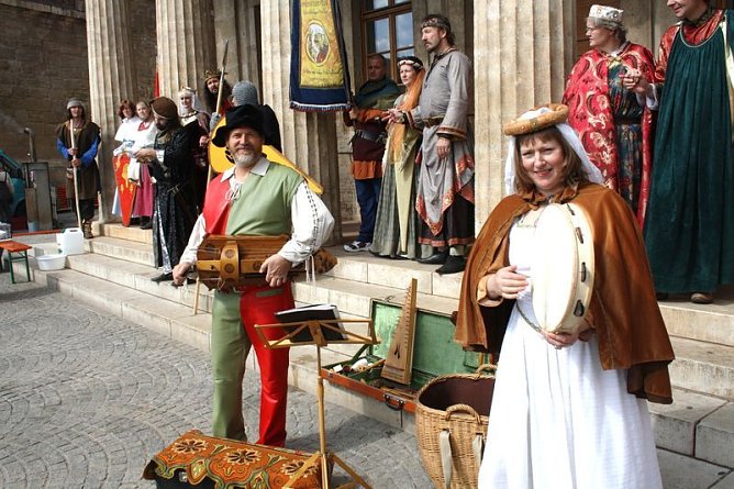 Die Markter&ouml;ffnung zum Residenzfest (Foto: Hans-J&uuml;rgen Schmidt)