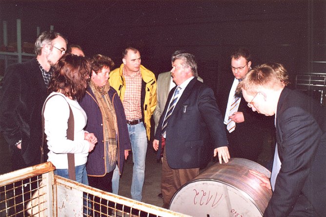 Vorstand Martin Kolbe (Mitte) mit CDU-Vertretern. (Foto: Archiv CDU)