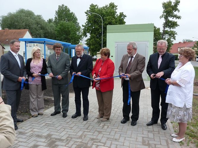 Feierliche Übergabe Abwasserdruckleitung (Foto: Karl-Heinz Herrmann) Feierliche Übergabe Abwasserdruckleitung (Foto: Karl-Heinz Herrmann)