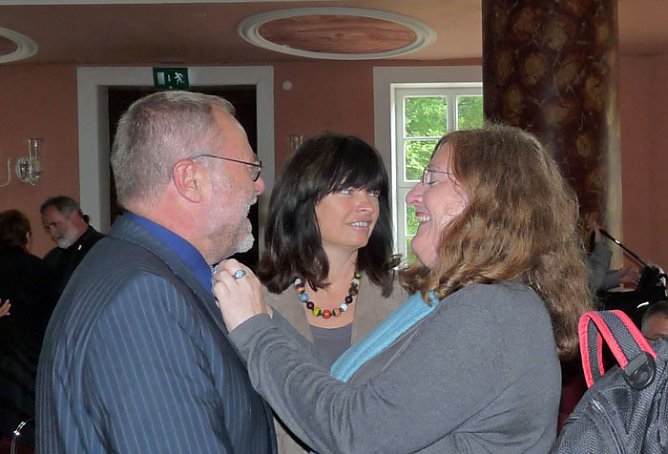 &Uuml;ber Kultur diskutiert (Foto: Karl-Heinz Herrmann)