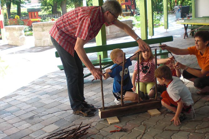 Selbst etwas erschaffen (Foto: Kindervilla Bad Frankenhausen)