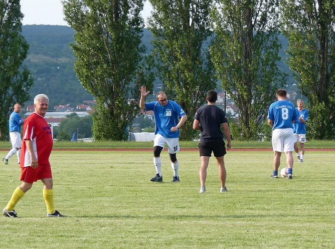 Deftige Klatsche � aber historich (Foto: Karl-Heinz Herrmann)