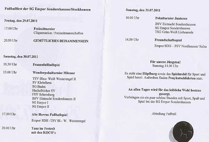 Fu&szlig;ballfest gestartet (Foto: Karl-Heinz Herrmann)