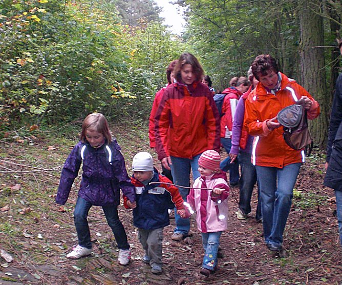 Zum Wandertag eingeladen (Foto: Kindervilla Bad Frankenhausen)