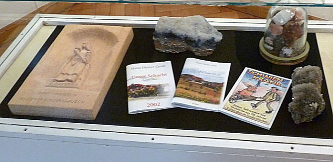 Ausstellung mit Bergbaumotiven (Foto: Karl-Heinz Herrmann)