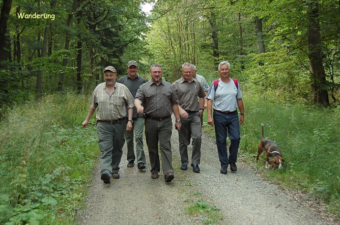 Wanderung zum Jubil&auml;um  (Foto: Forstamt Oldisleben)