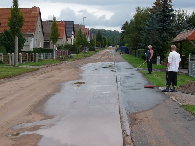 Hammatalstra&szlig;e als Fluss (Foto: Karl-Heinz Herrmann)