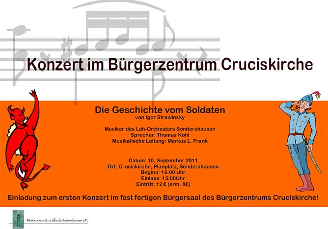 Die Geschichte vom Soldaten (Foto: Förderverein Cruciskirche) Die Geschichte vom Soldaten (Foto: Förderverein Cruciskirche)