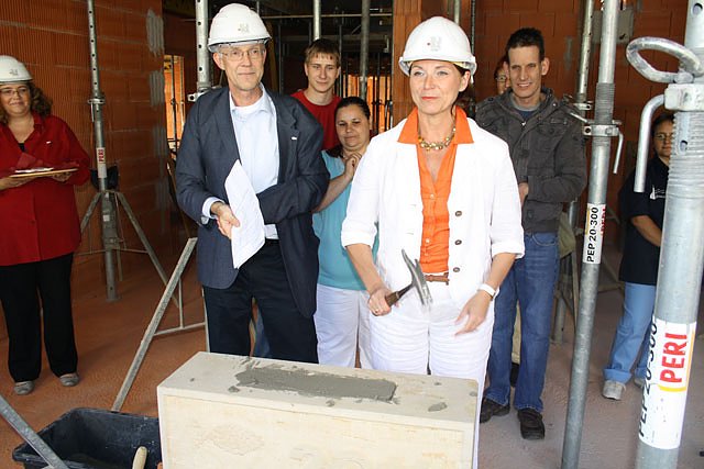 Grundsteinlegung (Foto: Stiftung Finneck)