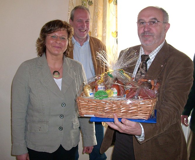 Minister Sklenar in Donndorf (Foto: Karl-Heinz Herrmann)