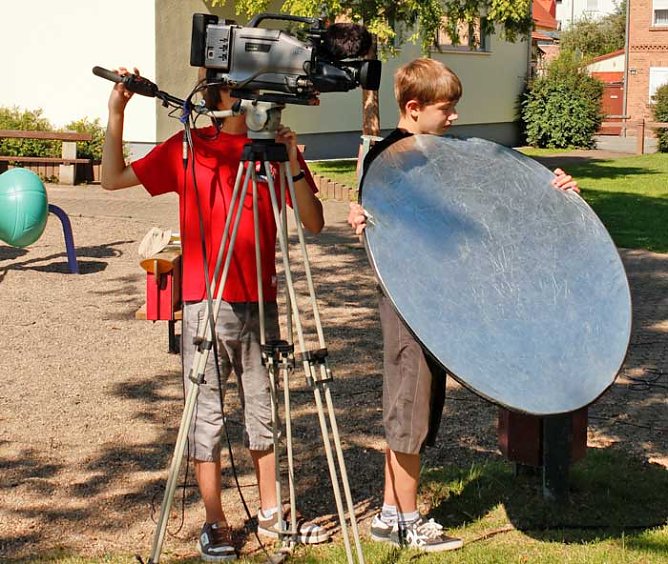 Videoprojekt zur regionalen Wirtschaft (Foto: Stadtjugendring Sondershausen)