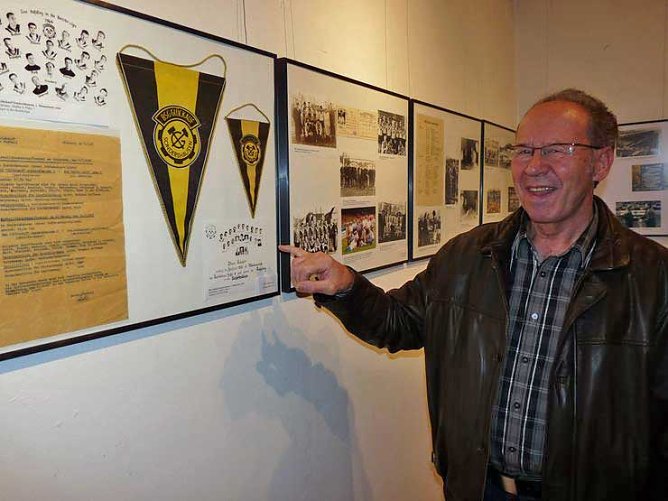 Ausstellung 100 Jahre Fu&szlig;ball (Foto: Karl-Heinz Herrmann)