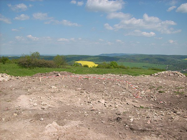 Ausgrabung am Frauenberg (Foto: Karl-Heinz Herrmann)