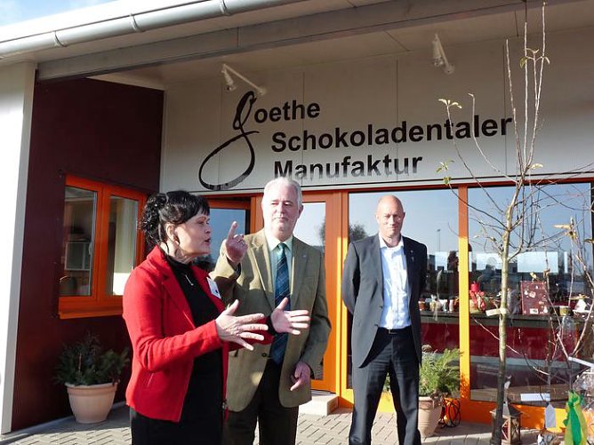 Schokoladentaler an neuem Standtort (Foto: Karl-Heinz Herrmann)