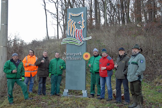 Neue Schilder für Naturpark (Foto: Lutz Koch GeoPark) Neue Schilder für Naturpark (Foto: Lutz Koch GeoPark)