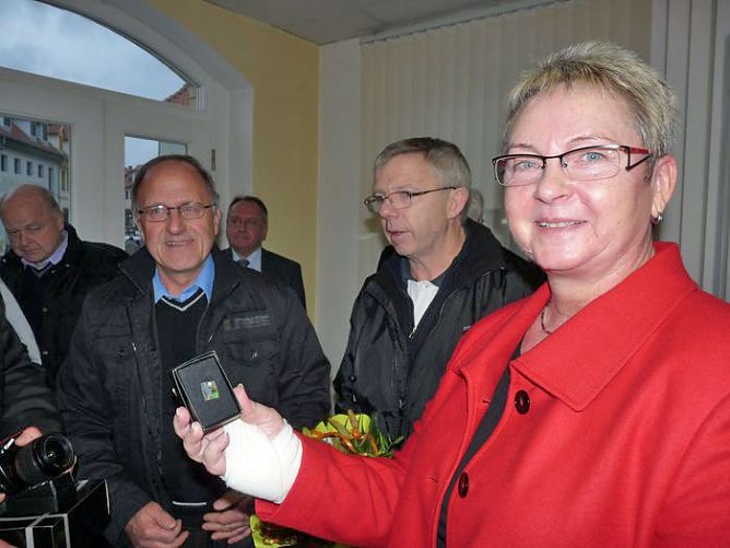 Die Linke gab Empfang (Foto: Karl-Heinz Herrmann) Die Linke gab Empfang (Foto: Karl-Heinz Herrmann)