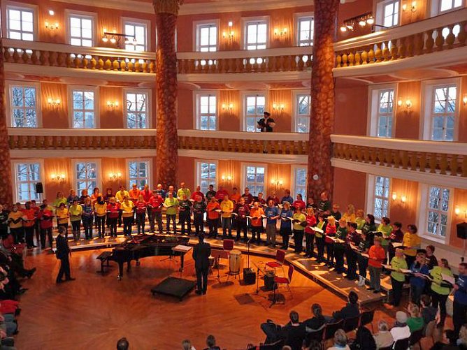 Singen ist eine edle Kunst (Foto: Karl-Heinz Herrmann)