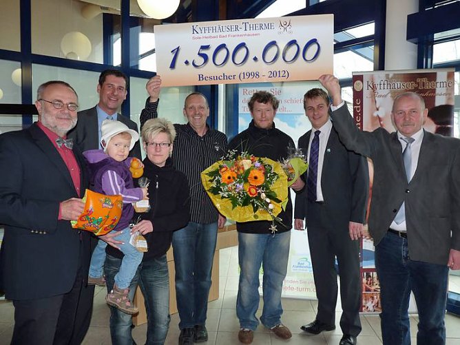 Der 1.500.000. Besucher (Foto: Karl-Heinz Herrmann) Der 1.500.000. Besucher (Foto: Karl-Heinz Herrmann)