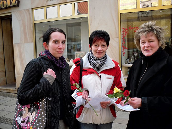 Gruß zum Frauentag (Foto: Die Linke Sondershausen) Gruß zum Frauentag (Foto: Die Linke Sondershausen)
