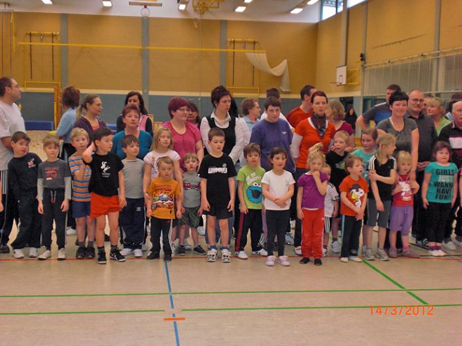 "Viel Spa&szlig; beim Familiensportfest" (Foto: Kindervilla Bad Frankenhausen)