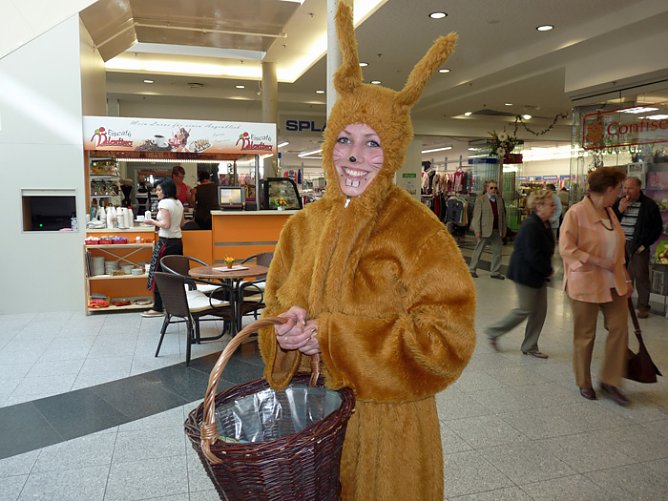 Von wegen Osterhase (Foto: Karl-Heinz Herrmann) Von wegen Osterhase (Foto: Karl-Heinz Herrmann)
