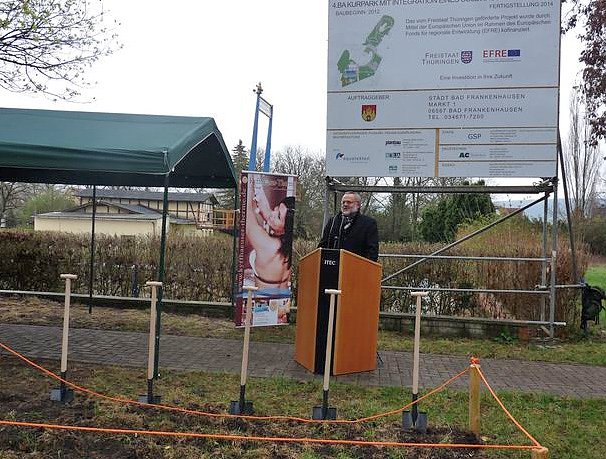 Kurparkerweiterung mit Spatenstich begonnen (Foto: Karl-Heinz Herrmann)